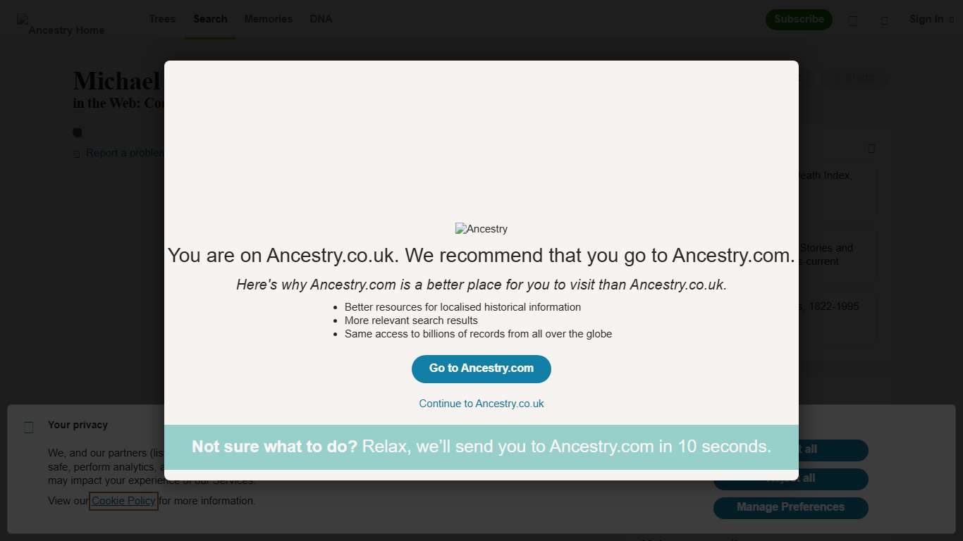 Web: Connecticut, U.S., Death Records, 1897-1968 - Ancestry.co.uk